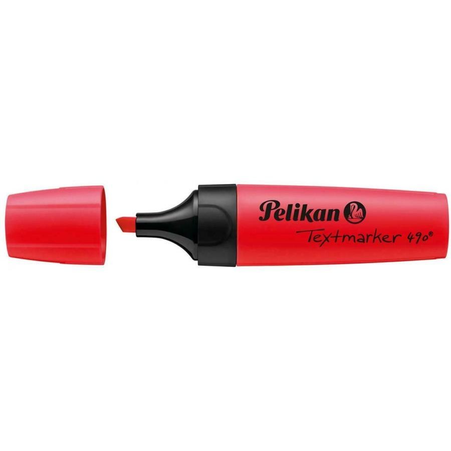 RED HIGHLIGHTER 490 PELIKAN 814126